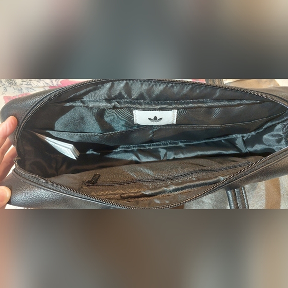 adidas Black Floral Appliqué Tote with Yellow & Green Accents - Picture 7 of 9